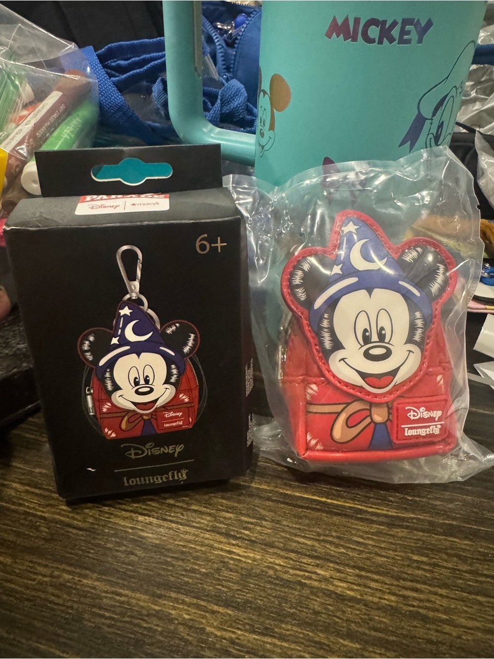 Loungefly Sorcerer Mickey Macys Exclusive bag charm